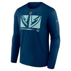 Seattle Kraken Fanatics Authentic Pro Core Collection Secondary Long Sleeve T-Shirt -  NHL T-shirts