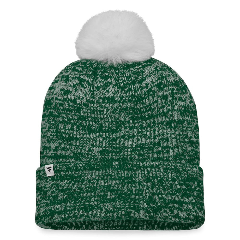 Athletics Fanatics Women's Iconic Cuffed Knit Hat with Pom - MLB Hats
