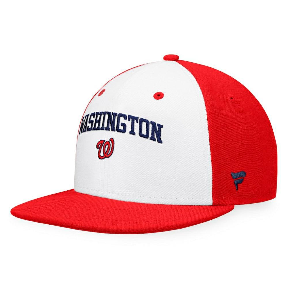 Washington Nationals Fanatics Iconic Color Blocked Fitted Hat - MLB Hats