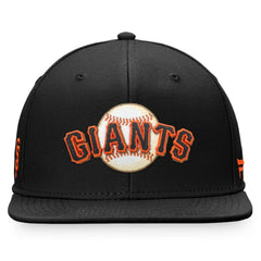 San Francisco Giants Fanatics Iconic Team Patch Fitted Hat - MLB Hats