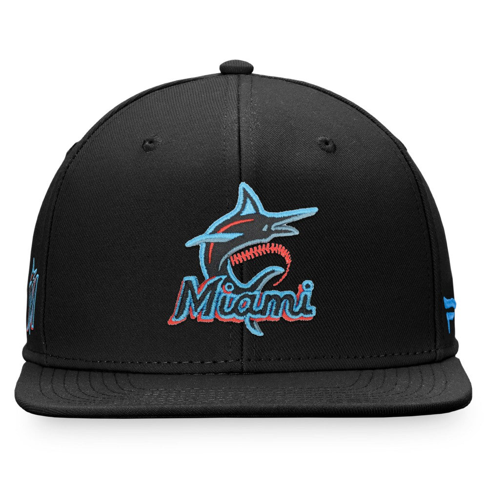 Miami Marlins Fanatics Iconic Team Patch Fitted Hat - MLB Hats