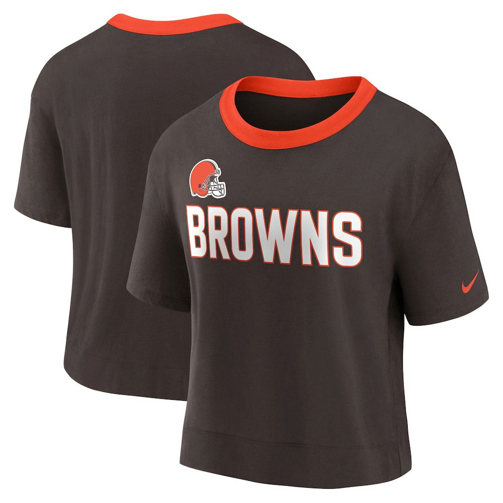 Cleveland Browns Women's High Hip Fashion Cropped Top | NFL US
