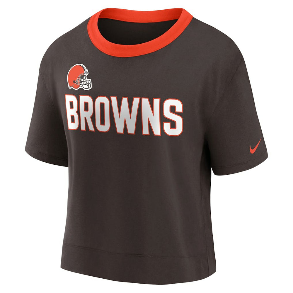 Cleveland Browns Women's High Hip Fashion Cropped Top | NFL US