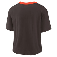 Cleveland Browns Women's High Hip Fashion Cropped Top | NFL US