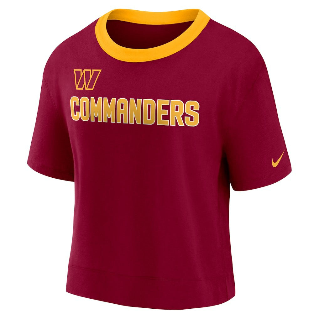 Washington Commanders Women's High Hip Fashion Cropped Top | NFL Online