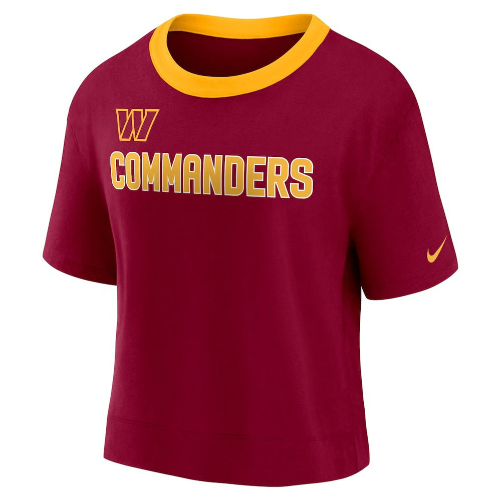 Washington Commanders Women's High Hip Fashion Cropped Top | NFL Online