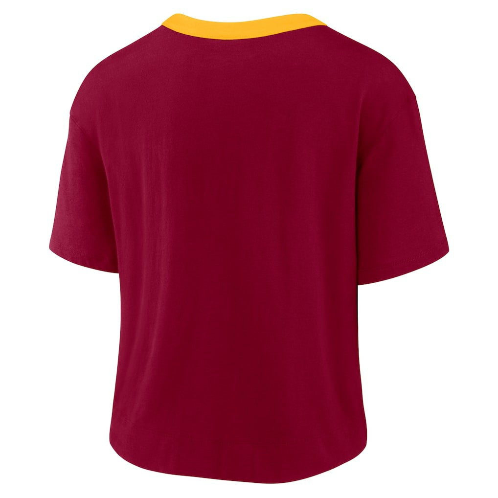 Washington Commanders Women's High Hip Fashion Cropped Top | NFL Online