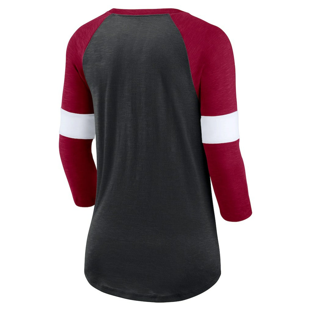 Washington Commanders Women's Football Pride Raglan 3/4-Sleeve T-Shirt | NFL Near me