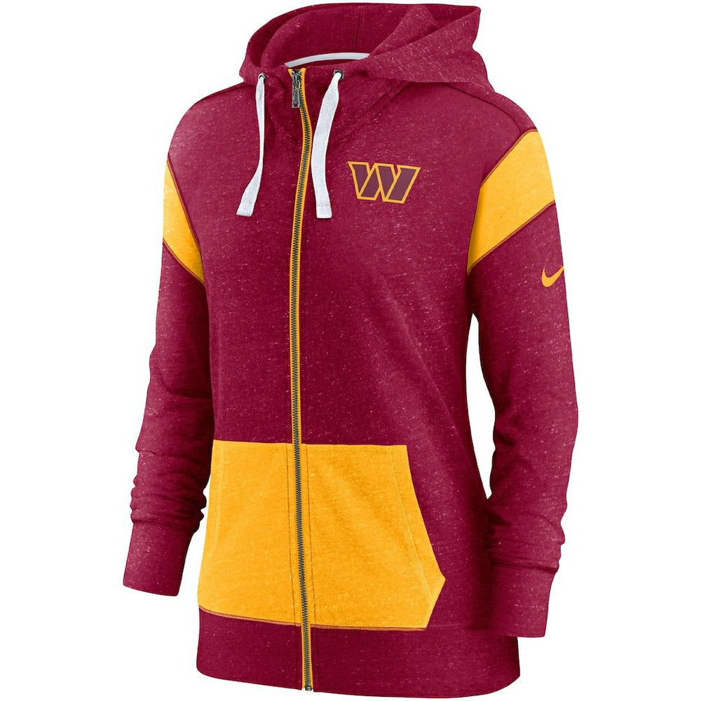 Washington Commanders Women's Monaco Lightweight Full-Zip Hoodie | NFL Outlet