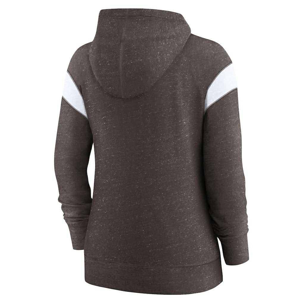 Cleveland Browns Women's Monaco Lightweight Full-Zip Hoodie | NFL Online