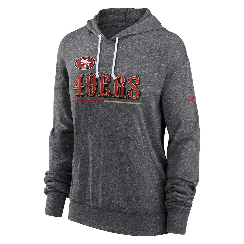 San Francisco 49ers Women's Team Spirit Gym Vintage Lightweight Hoodie Top | NFL Outlet