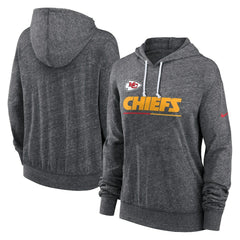 Kansas City Chiefs Women's Team Spirit Gym Vintage Lightweight Hoodie Top | NFL US