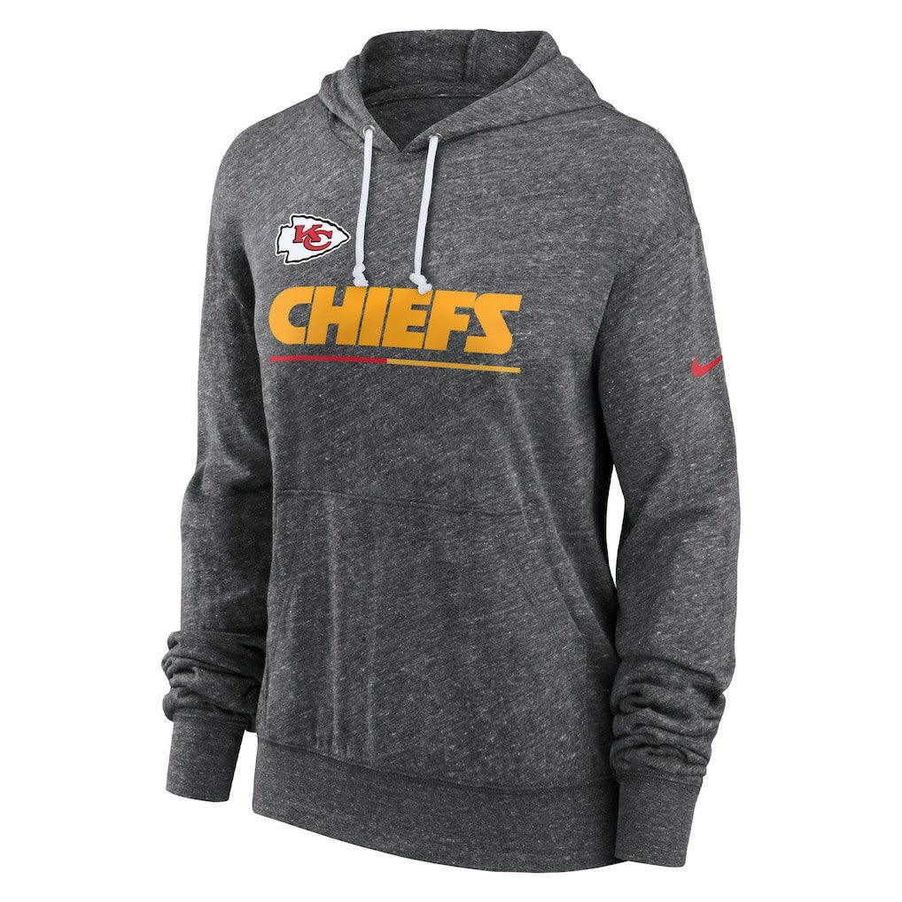 Kansas City Chiefs Women's Team Spirit Gym Vintage Lightweight Hoodie Top | NFL US