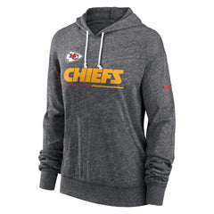 Kansas City Chiefs Women's Team Spirit Gym Vintage Lightweight Hoodie Top | NFL US