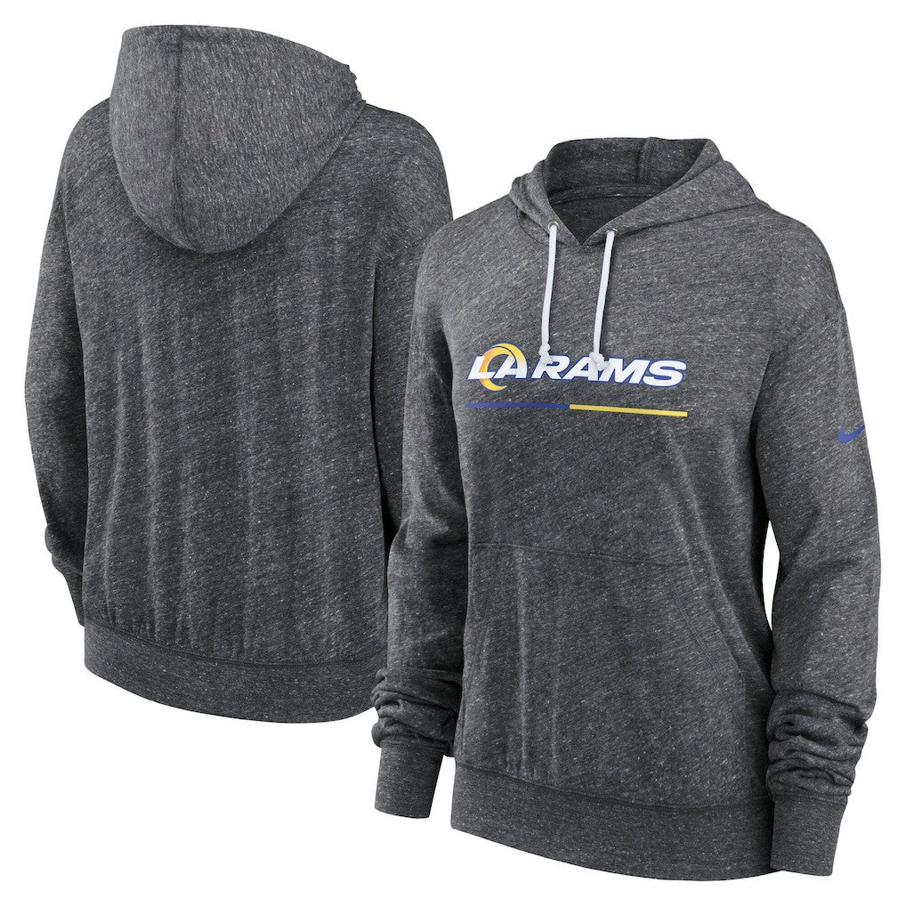 Los Angeles Rams Women's Team Spirit Gym Vintage Lightweight Hoodie Top | NFL Hot
