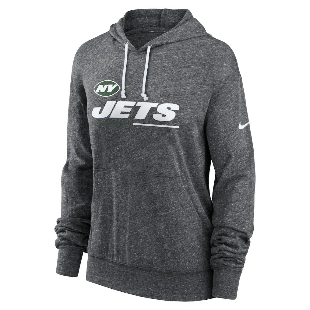 New York Jets Women's Team Spirit Gym Vintage Lightweight Hoodie Top | NFL US