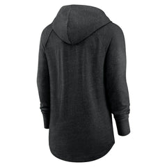 Las Vegas Raiders Women's Minimal Statement Lightweight Raglan Funnel Neck Pullover Hoodie | NFL Near me