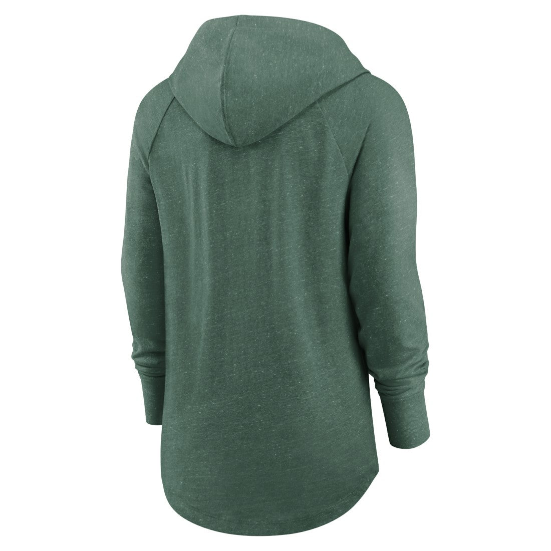 Green Bay Packers Women's Minimal Statement Lightweight Raglan Funnel Neck Pullover Hoodie | NFL Discount
