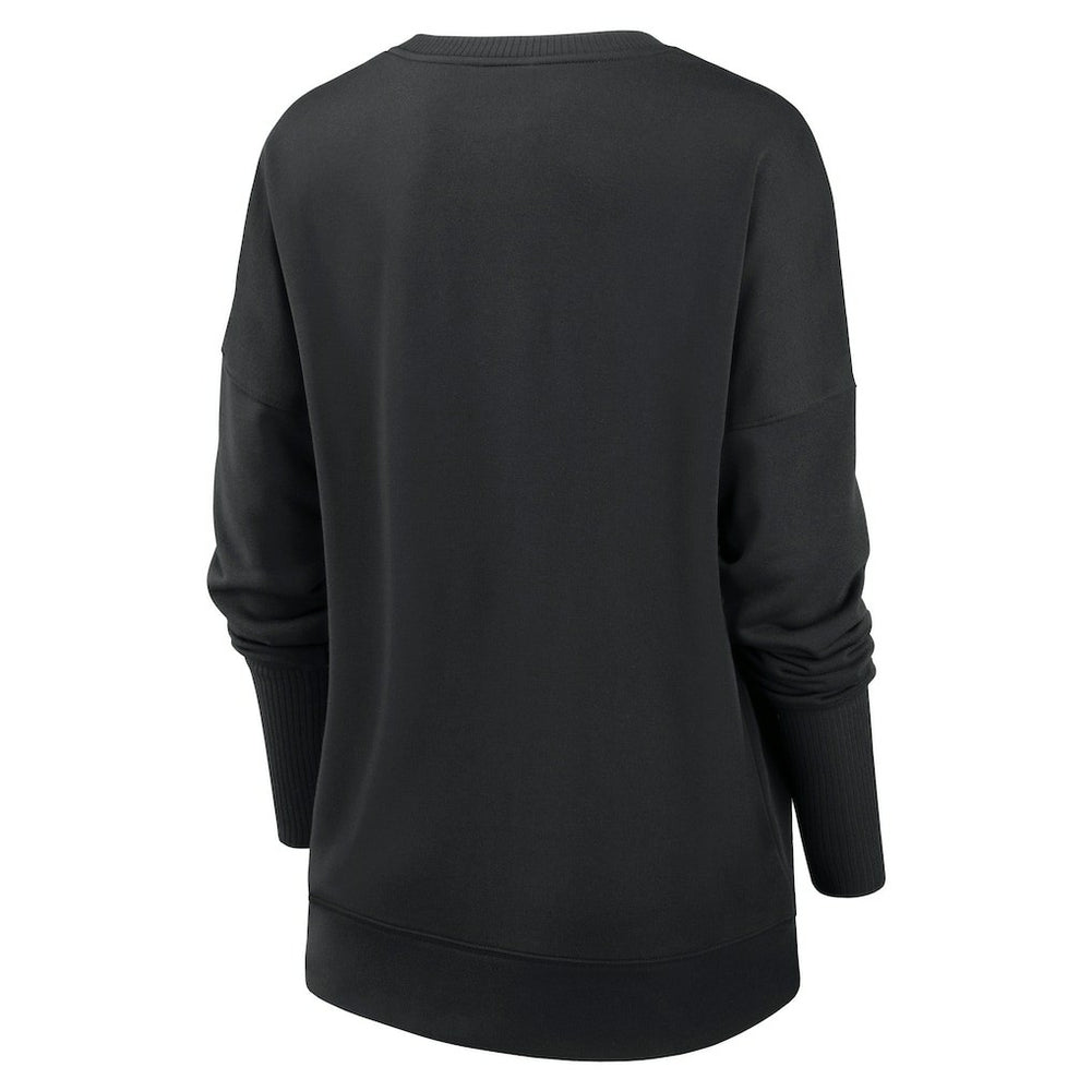 Atlanta Falcons Women's Rewind Playback Icon Performance Pullover Sweatshirt | NFL Outlet