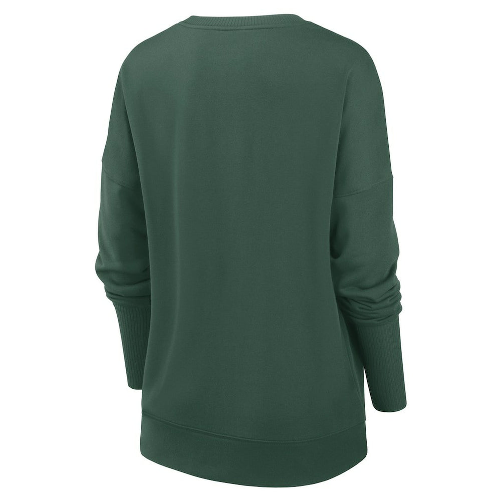 Green Bay Packers Women's Rewind Playback Icon Performance Pullover Sweatshirt | NFL Discount