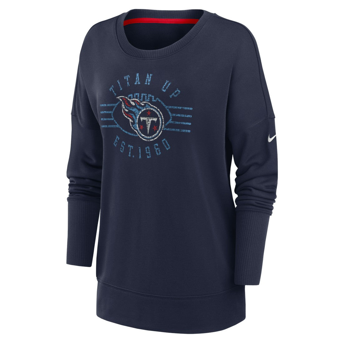 Tennessee Titans Women's Rewind Playback Icon Performance Pullover Sweatshirt | NFL US