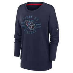 Tennessee Titans Women's Rewind Playback Icon Performance Pullover Sweatshirt | NFL US