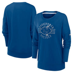 Indianapolis Colts Women's Rewind Playback Icon Performance Pullover Sweatshirt | NFL On sale