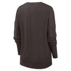 Cleveland Browns Women's Rewind Playback Icon Performance Pullover Sweatshirt | NFL On sale