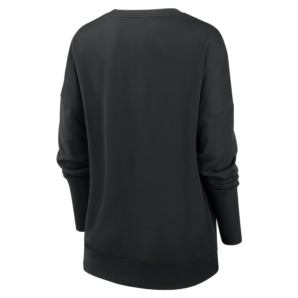 New Orleans Saints Women's Rewind Playback Icon Performance Pullover Sweatshirt | NFL Online