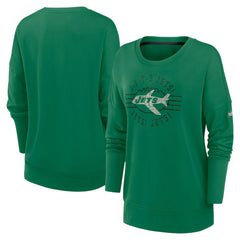 New York Jets Women's Rewind Playback Icon Performance Pullover Sweatshirt | NFL Hot