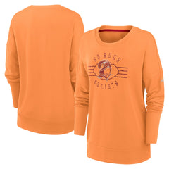 Tampa Bay Buccaneers Women's Rewind Playback Icon Performance Pullover Sweatshirt | NFL Online