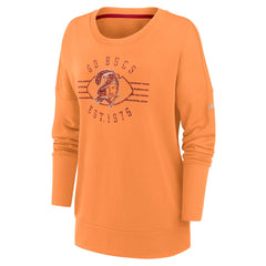 Tampa Bay Buccaneers Women's Rewind Playback Icon Performance Pullover Sweatshirt | NFL Online