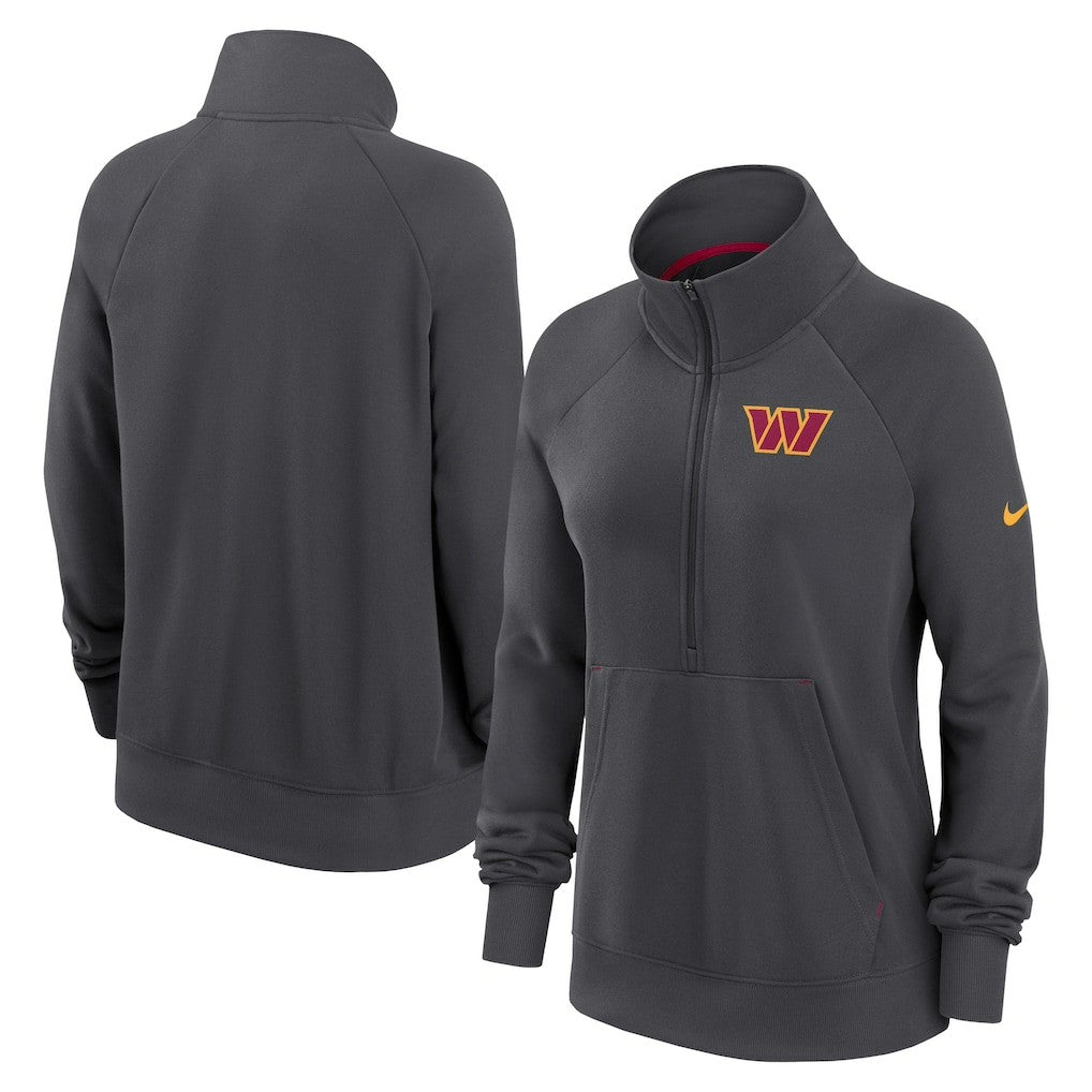 Washington Commanders Women's Premium Raglan Performance Half-Zip Sweatshirt | NFL Near me