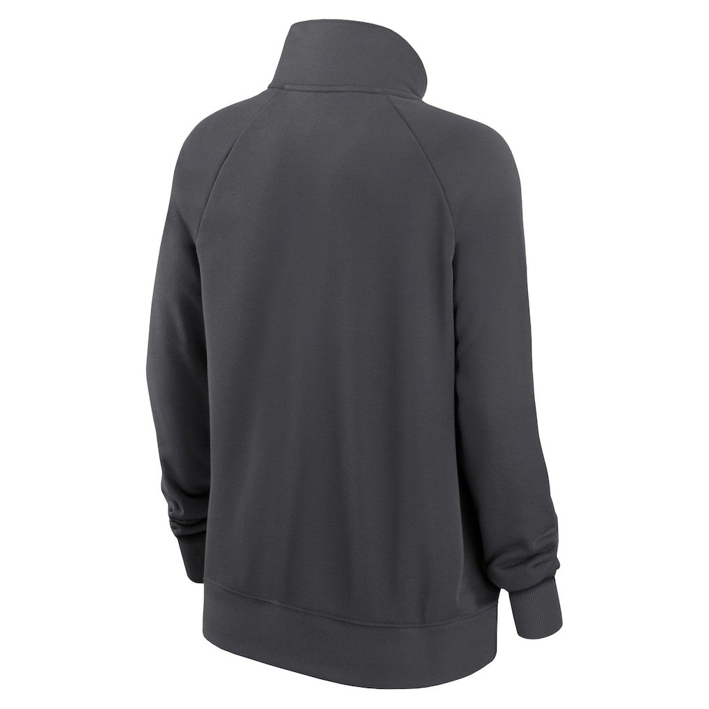 San Francisco 49ers Women's Premium Raglan Performance Half-Zip Sweatshirt | NFL Online