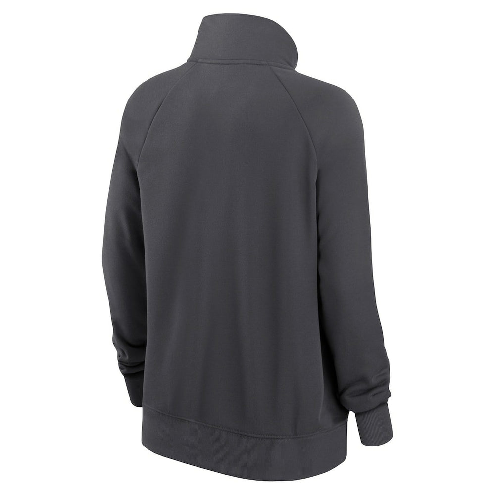 Carolina Panthers Women's Premium Raglan Performance Half-Zip Sweatshirt | NFL US