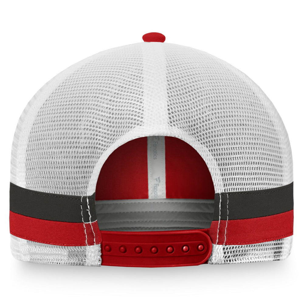 Tampa Bay Buccaneers Iconic Team Stripe Trucker Snapback Hat | NFL Discount
