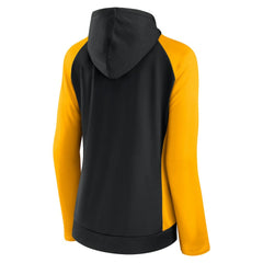 Pittsburgh Steelers Women's End Around Lightweight Raglan Full-Zip Hoodie Jacket | NFL Hot