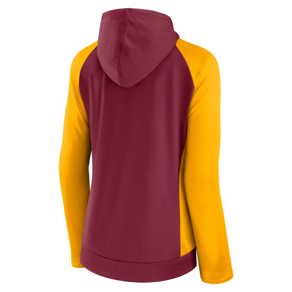 Washington Commanders Women's End Around Lightweight Raglan Full-Zip Hoodie Jacket | NFL New