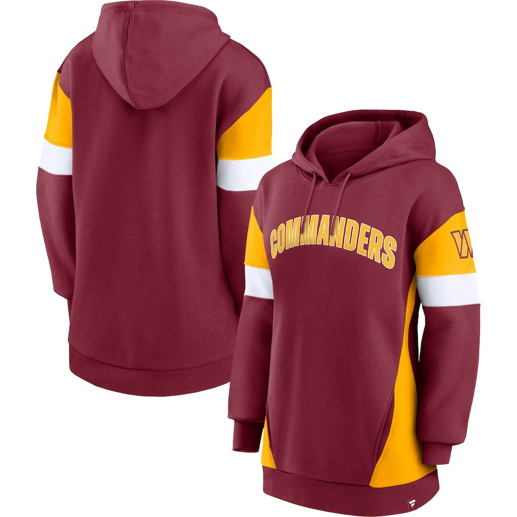 Washington Commanders Women's Lock It Down Pullover Hoodie | NFL Online