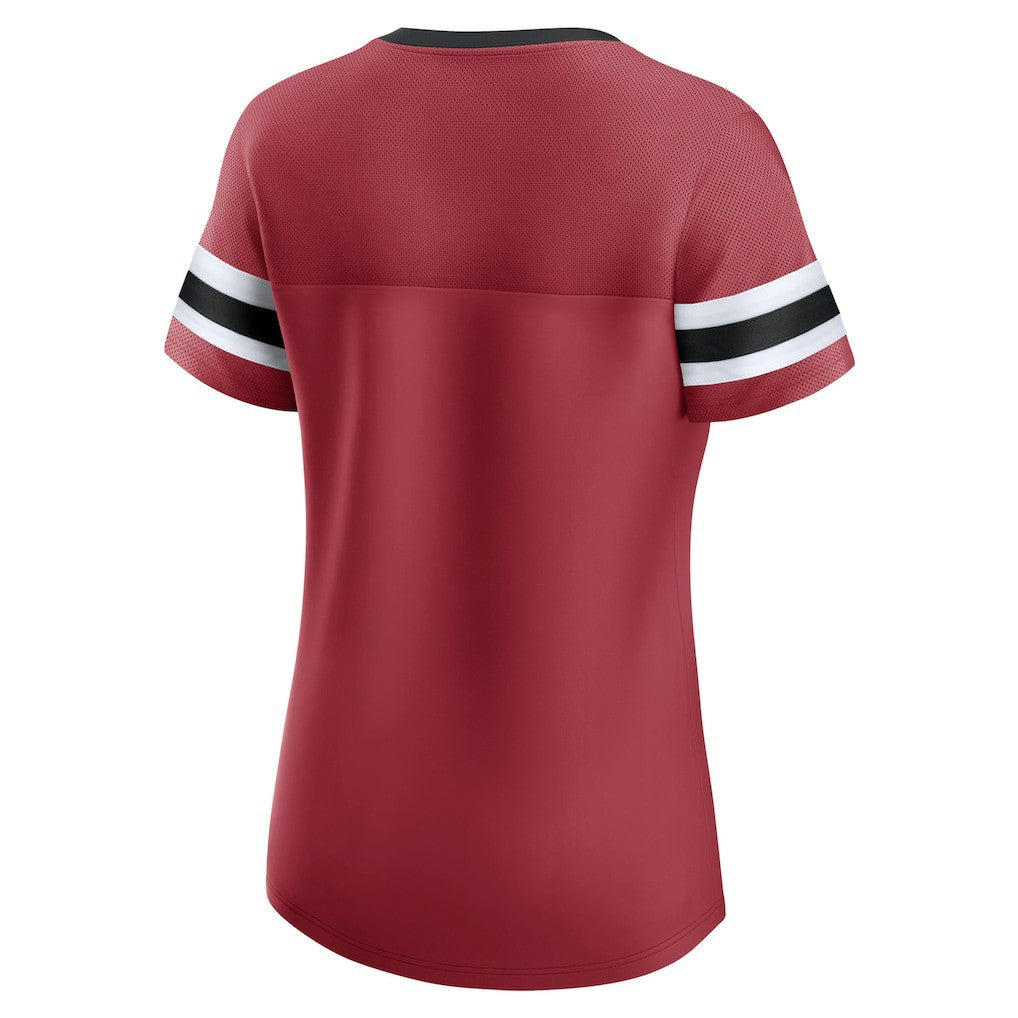 Arizona Cardinals Women's Original State Lace-Up T-Shirt | NFL US