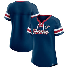 Houston Texans Women's Original State Lace-Up T-Shirt | NFL Outlet