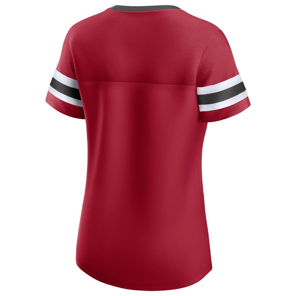 Tampa Bay Buccaneers Women's Original State Lace-Up T-Shirt | NFL Online