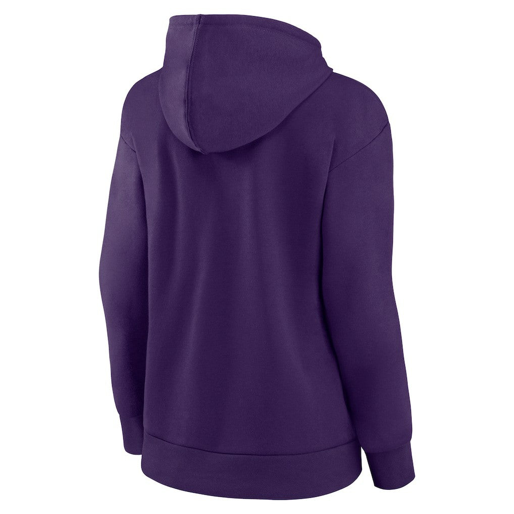 Baltimore Ravens Women's Iconic Cotton Fleece Checklist Pullover Hoodie | NFL On sale