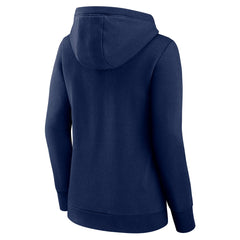 Tennessee Titans Women's Iconic Cotton Fleece Checklist Pullover Hoodie | NFL Hot
