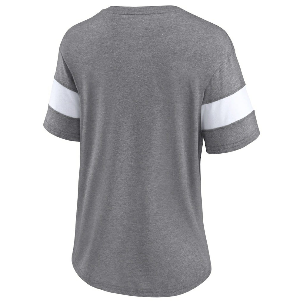 Cleveland Browns Women's Give It All Half-Sleeve Tri-Blend V-Neck T-Shirt | NFL Near me