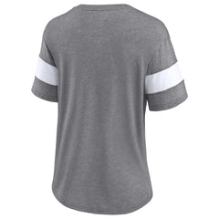 Cleveland Browns Women's Give It All Half-Sleeve Tri-Blend V-Neck T-Shirt | NFL Near me