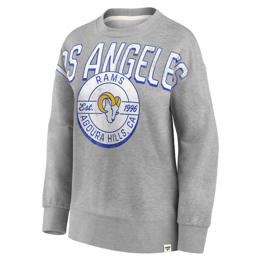 Los Angeles Rams Women's Jump Distribution Tri-Blend Pullover Sweatshirt | NFL Near me