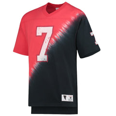 Atlanta Falcons Michael Vick  Retired Player Name & Number Diagonal Tie-Dye V-Neck T-Shirt | NFL Discount