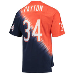 Chicago Bears Walter Payton  Retired Player Name & Number Diagonal Tie-Dye V-Neck T-Shirt | NFL On sale