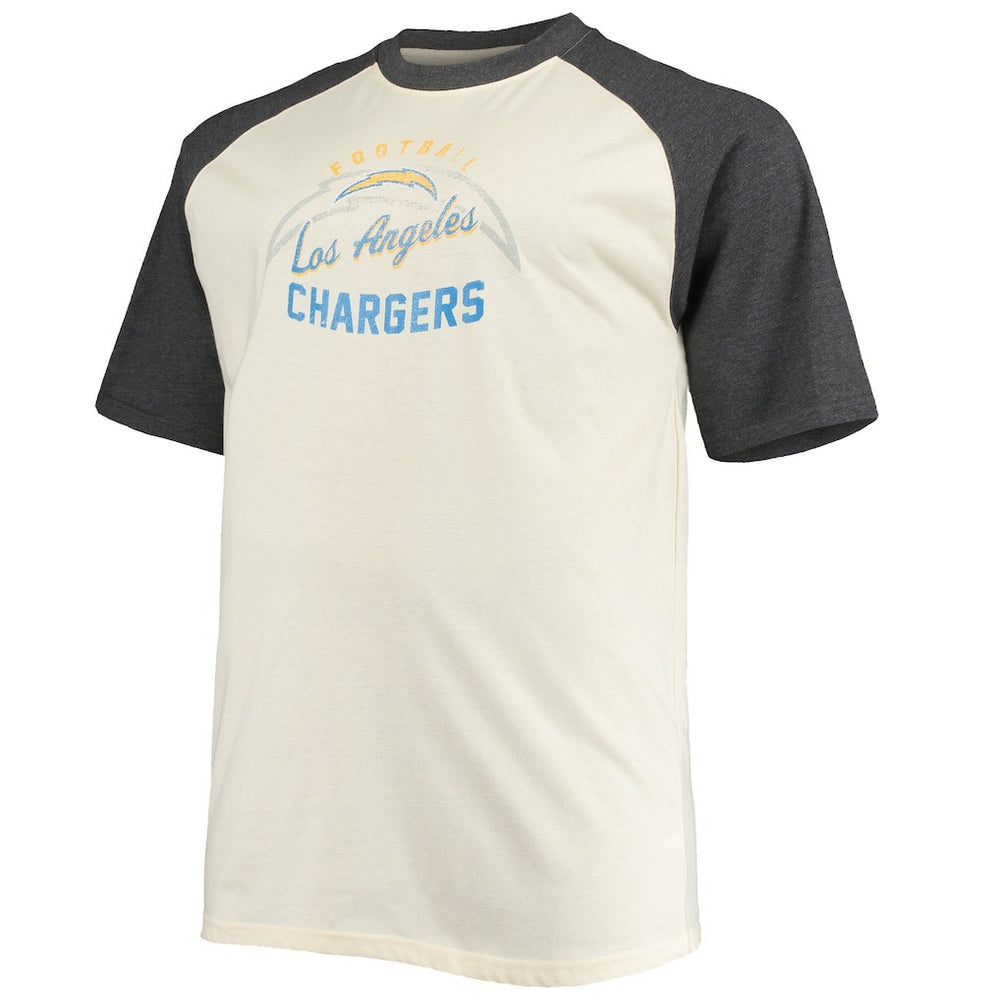 Los Angeles Chargers Justin Herbert  Big & Tall Player Name & Number Raglan T-Shirt | NFL Near me